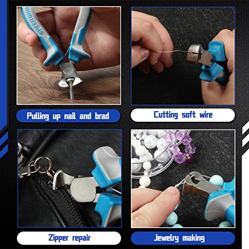 SPEEDWOX 4 Inches End Nippers Precision End Cutters Pliers Nail Pulling - style: 4" End Cutting Plier