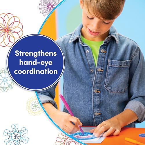 Spirograph with Markers Arts and Crafts for Kids Drawing Kit Art Supplies