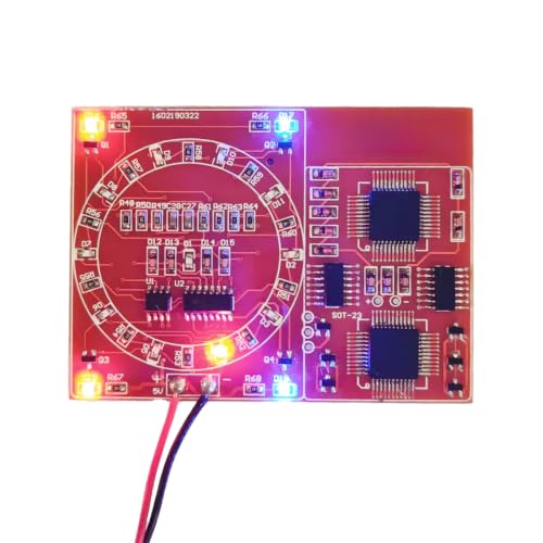 Gikfun DIY SMD SMT Welding Practice Soldering Skill Training Board NE555 CD4017 Water Flowing Led DIY Kit EK1885 - size: 80mm x 60mm