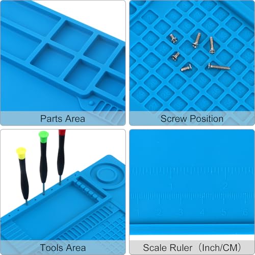 STREBITO Soldering Mat Large, Up to 932°F Heat Resistant 21.7"x15.8''