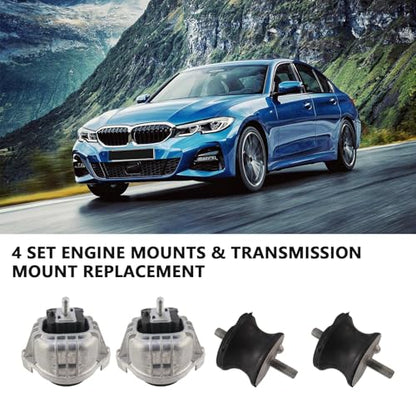 Engine and Transmission Mount Kit for BMW 1 3 Series Z4