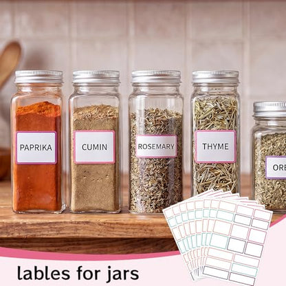 540Pcs Removable Labels, Colored Labels Stickers - color: Pastel