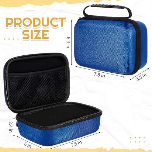 Relaxweex Hard Case with Foam, 7.8 X 6.3 X 3.5 Inch, Blue - color: Blue, size: 7.8 x 6.3 x 3.5 inch