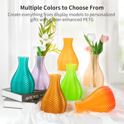 IEMAI PETG Filament 1.75mm, Transparent Lavender Purple 1kg - color: Transparent Lavender Purple