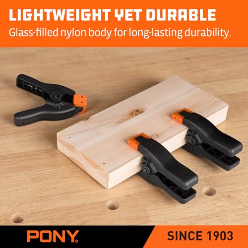 PONY 4-1/2" ADJUST-A-CLAMP Spring Clamp Set, 10-Piece