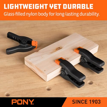 PONY 4-1/2" ADJUST-A-CLAMP Spring Clamp Set, 10-Piece