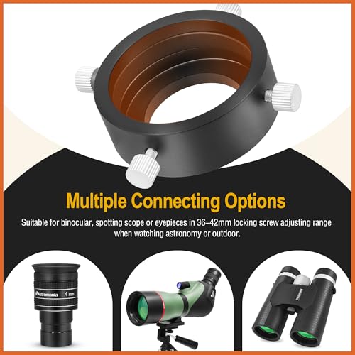 Astromania Universal Camera Photo Eyepiece Adapter 36-42mm with T2 Thread - size: Eyepiece Adapter 36 - 42mm