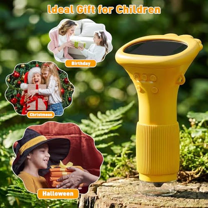 4K 1000X Digital Microscope for Kids with 2.0" IPS Screen(Yellow) - color: yellow