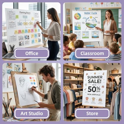 50 Pack 11x14 White Poster Boards, 250gsm Heavyweight Posterboard