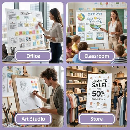 50 Pack 11x14 White Poster Boards, 250gsm Heavyweight Posterboard