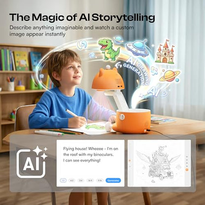Caydo T3 AI Drawing Projector, Christmas & Birthday Gift for Kids Ages 5+ - color: T3 Drawing Projector