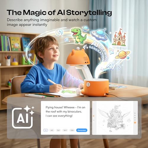 Caydo T3 Smart Drawing Projector Kit, for Kids Ages 5+ - color: T3 Drawing Projector Kit