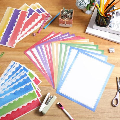 90 Pcs Science Fair Board Supplies Trifold Poster Boards, Watercolors - color: Watercolors