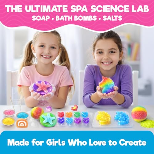 Doctor Jupiter Soap & Bath Bomb Making Kit for Kids Ages 8+ - style: Soap & Bath Bomb: 8+