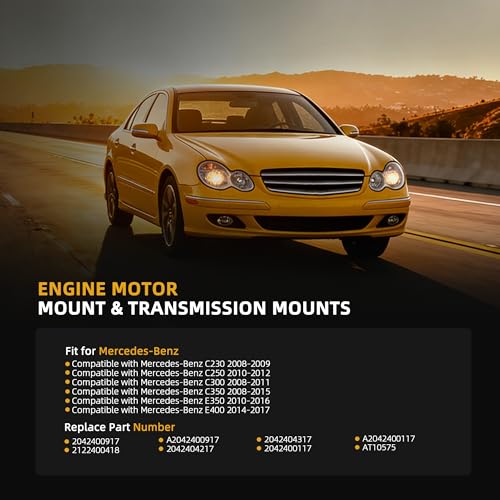 Engine Motor Mount Transmission Bracket Kits for Mercedes-Benz - style: for C230/C250/C300/C350/E350/E400