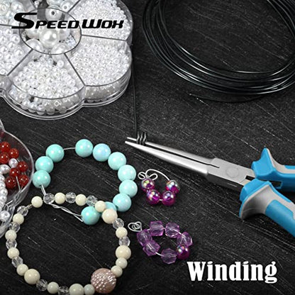 SPEEDWOX 6 Inches Needle Nose Pliers Mini Extra Long Nose - style: 6" Needle Nose Plier
