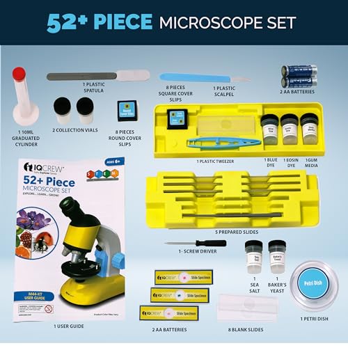AmScope M44-KT 1200X Compound Starter Microscope Kit w/Dual LED - style: Microscope Kit