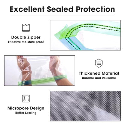 eSUN 3D Printing Filament Vacuum Storage Bag, Spool Storage Sealing Bags Dust Proof Humidity Resistant for Keeping Filament Dry, 5 Vaccum Bags Only - color: 5 Vaccum Bags Only