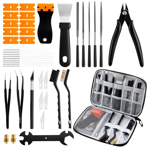 Complete 3D Printer Tools Kit for Printer Maintenance Trimming Detail Work