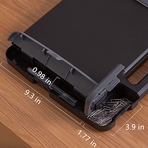 Heavy Duty Clipboard with Storage Case, Portable Handle Clipboard