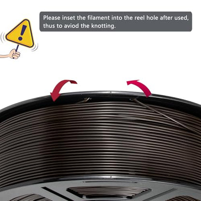 iSANMATE ASA Filament 1.75mm Chocolate Brown 1KG, UV & Weather Resistant 3D Printer Filament Perfect for Outdoor Functional Parts, for Bambu Lab 3D Printers,AMS,AMSLite, 1kg Spool (2.2lbs) - color: Chocolate Brown