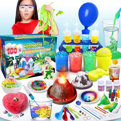 UNGLINGA 100+ Science Lab Experiments Kit for Kids - style: Science Kit with 100 Experiments