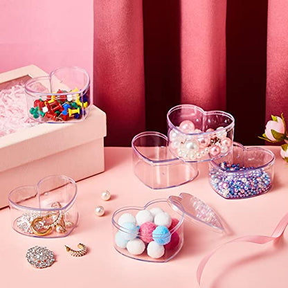 8 Pcs Clear Acrylic Box with Lid, 3.27 x 2.76 x 1.57 Inch, Classic Style - size: 3.27 x 2.76 x 1.57 Inch, style: Classic style