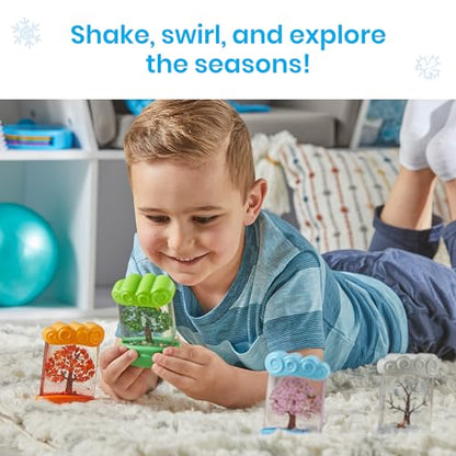 hand2mind Changing Seasons Sensory Tubes, Science Toys, Ages 3+