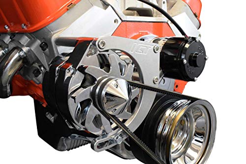 ICT Billet BBC Alternator Bracket Adjustable Electric Water Pump Low Mount Big Block Chevy Long Kit 551449
