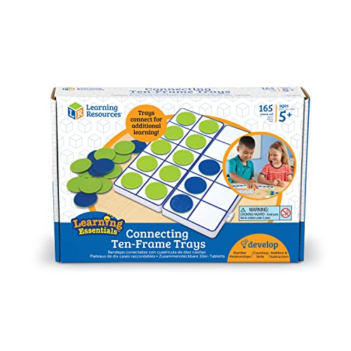 Learning Resources Connecting Ten-Frame Trays - style: Connecting Ten-Frame Trays