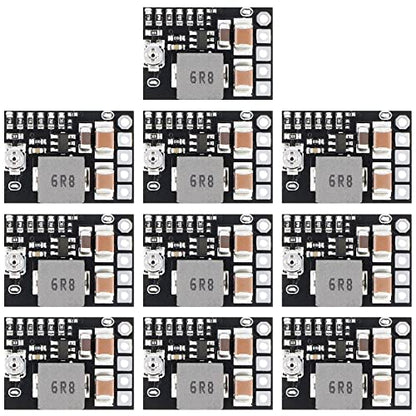 DROK 1.8V/2.5V/3.3V/12V/9V/5V Buck Converter Adjustable Pack of 5 - color: Black