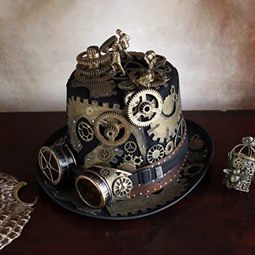 BigOtters 150PC Steampunk Gear Charms, 5 Colors Mixed Metal Cog Pendants