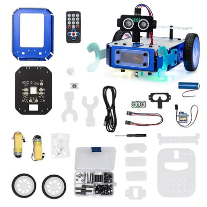 TinkRbot AI Robot Building Kit, Coding STEM Robotics Kit 12+