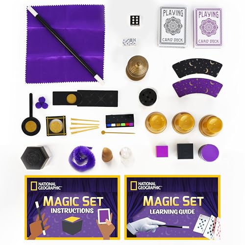 National Geographic Mega Magic Kit with 75+ Tricks for Kids Ages 8-12 - style: 75 Magic Tricks