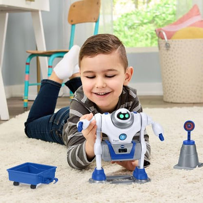 VTech 5-in-1 Make-a-Bot Transformable Robot Toy with Sound Sensor and Obstacle Detector