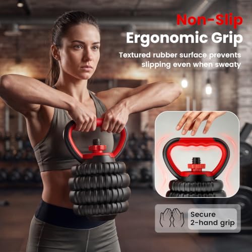 Adjustable Dumbbell Set,22/33/45/70/90lb Free Weight Set with Connector,5-in-1 Dumbbell Set for Barbells,Kettlebells,Push up Stand,Weight Plate,Fitness Exercises for Home Gym Suitable Men/Women - color: 90LB (45LB Pair)