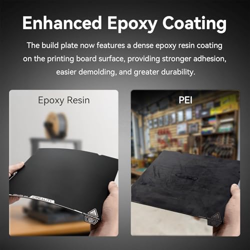 Creality Ender 3 V3 SE Build Plate 235x235mm Dual Side Epoxy Resin Coating Spring Steel Bed Plate Magnetic Platform Sheet for Ender 3 V3 SE/Ender 3 V3 KE/Ender 3 V3/Ender 3 V2/K1/K1C/K1 SE - style: Ender 3 V3 SE EP Plate