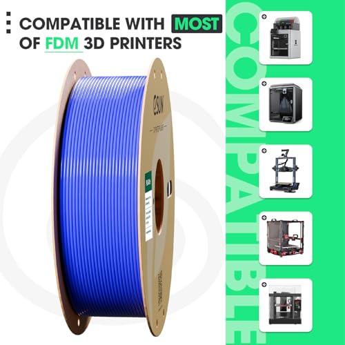 eSUN Blue PLA Filament, 3D Printing Filament 1.75mm - color: 1.pla-blue