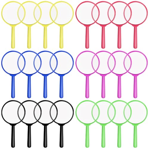 24Pcs Colorful Kids Magnifying Glasses, Mini Hand Lens - size: 24pcs