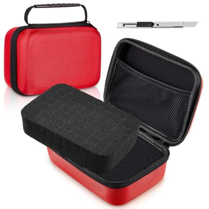 Relaxweex Hard Case with Foam, 11 X 7.8 X 4.3 Inch, Red - color: Red, size: 11 x 7.8 x 4.3 inch
