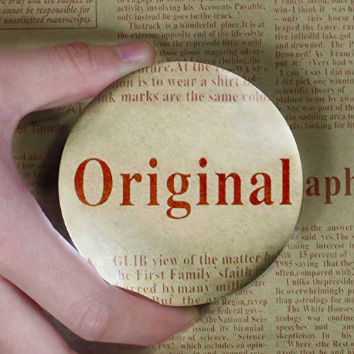 Dandelion 6X Dome/Paperweight Magnifier w/Pouch Table Magnifying - size: 2.5 inch