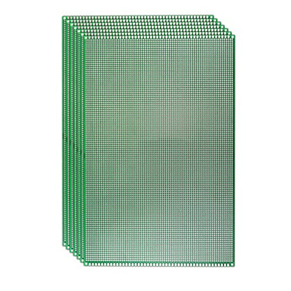 Double Sided PCB Board,D DZRCOXI Large PCB Circuit Board Protoboard 20Pcs 20X30CM for DIY Soldering Electronic Projects Compatible with Arduino Kits (20X30CM-20Pcs) - style: 20X30CM-20Pcs