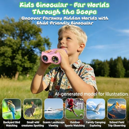 2 in 1 Kids Microscope and Telescope, STEM Educational Toy, Pink - color: Pink