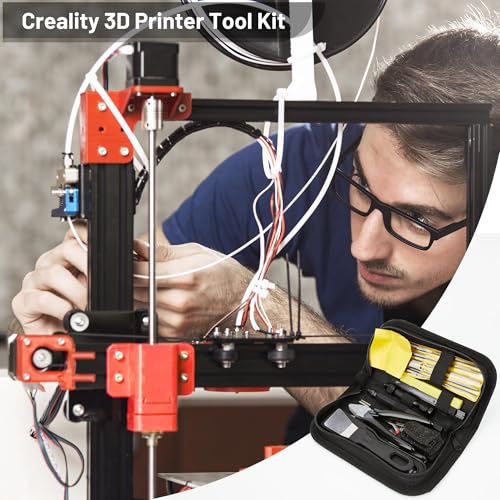 3D Printer Tools Kit Essential, Basic Tool Kit Accessories, 3D Printer Deburring Tool with Wire Cutter, Scraper, Blades and Essential Tool Sets for Finishing, Deburring, Cleaning