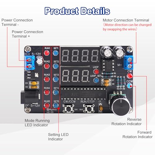 DIY DC Motor Speed Controller Soldering Practice Kit