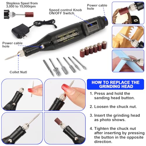 158 PCS 3D Printing Tool Kit, 3D Printing Accessories with Nozzle Cleaning Kit, Deburring Tool, Digital Caliper, Mini Rotary Tool, Smoothing Tools, 3D Printer Tools for Removing Finishing 3D Print - color: 158PCS