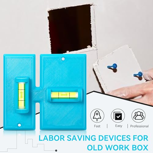 Labor Saving Devices for Old Work Box, Outlet Template,1 Pack,Blue - color: Blue
