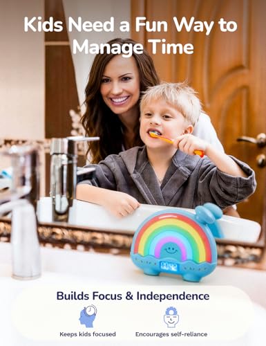 Timer Pal, Rainbow Visual Timer for Kids/Adults, 0-99 Minutes Light Timer - color: Blue