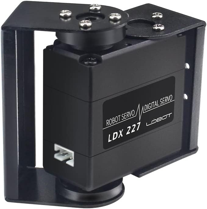 LewanSoul LDX-227 Full Metal Gear Standard Digital Servo with 17kg High Torque Dual Ball Bearing for Robot(Control Angle 270) - size: Control Angle 270°