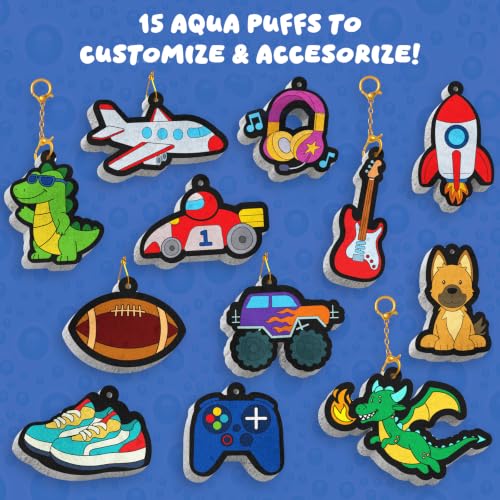 Skillmatics Aqua Puffs Just Boy Things, Art & Craft Kits, Paint by Number - color: Just Boy Things
